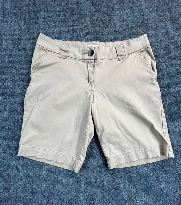 Magellan Outdoors Pants - Magellan Outdoors Women's Khaki Chino Shorts Size 10 Beige Stretch Casual Hiking